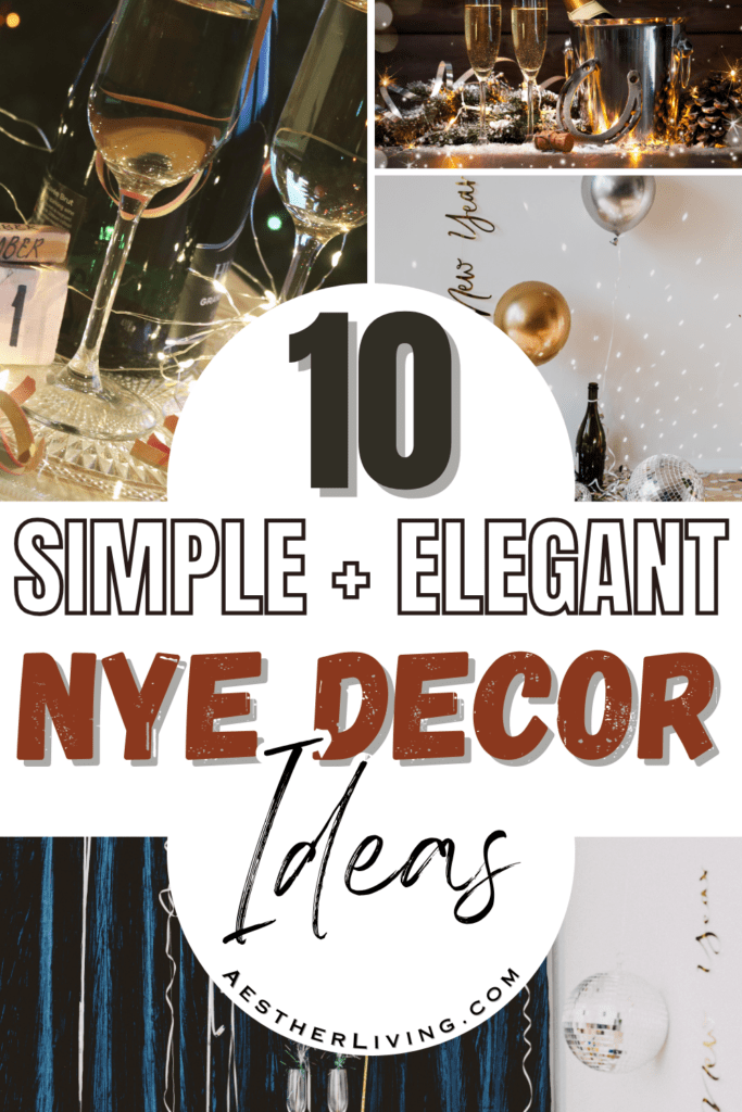 10 simple and elegant bew years eve decor ideas