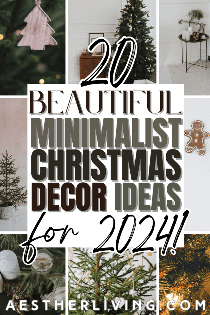 20 beautiful minimalist christmas decor ideas