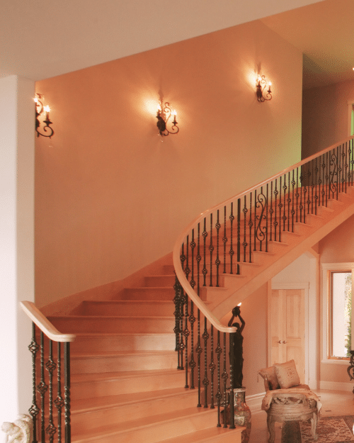 lights above stairs