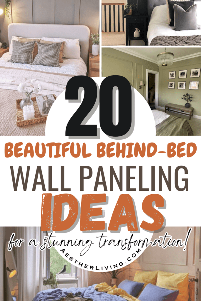 20 behind bed wall paneling ideas for a stunning transformation