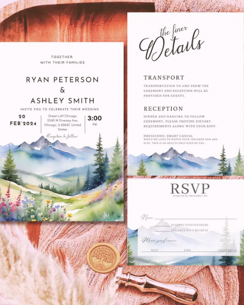 mountain wedding ideas