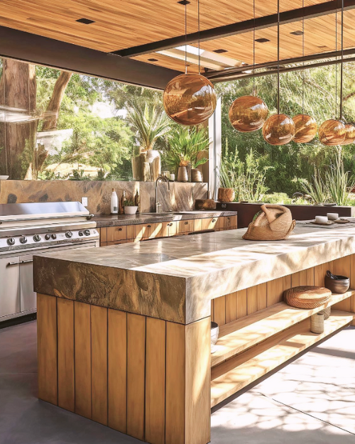 outdoor home kitchen