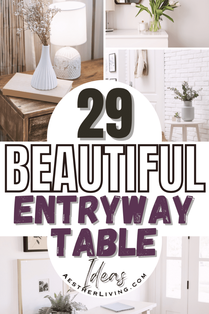 29 entryway table ideas