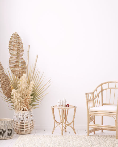 boho entryway table