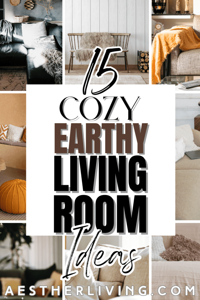 15 cozy earthy living room ideas