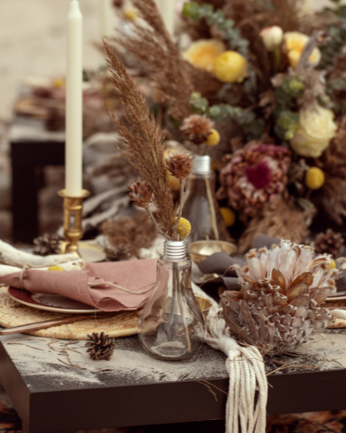 christmas table setting