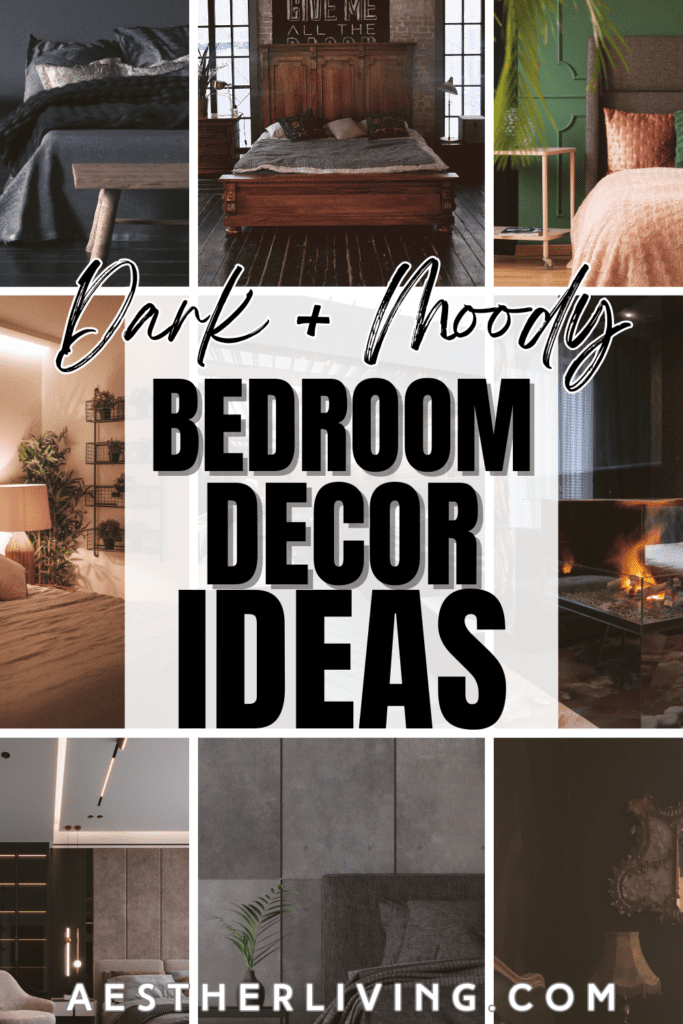 dark moody bedroom decor ideas