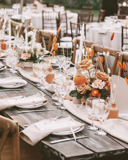 fall wedding centerpiece