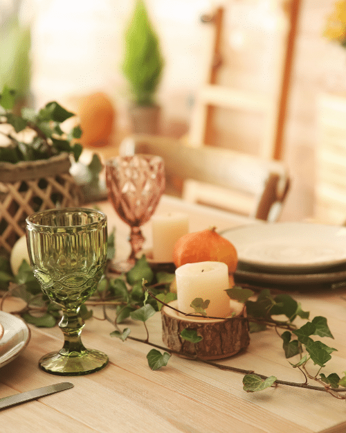 easy thanksgiving table setting