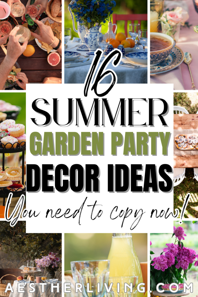 summer garden party ideas