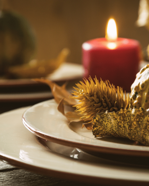 rustic farmhouse thanksgiving table