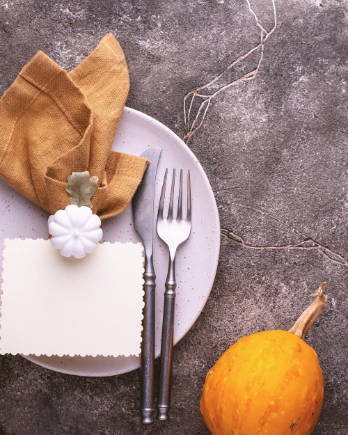 budget thanksgiving table setting