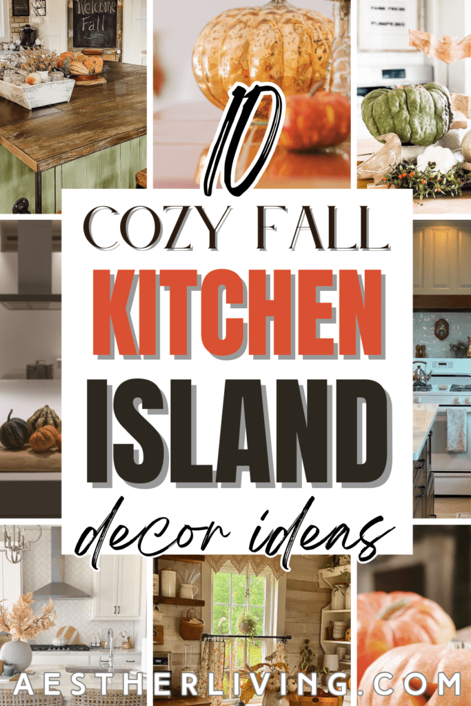 cozy fall kitchen island decor ideas