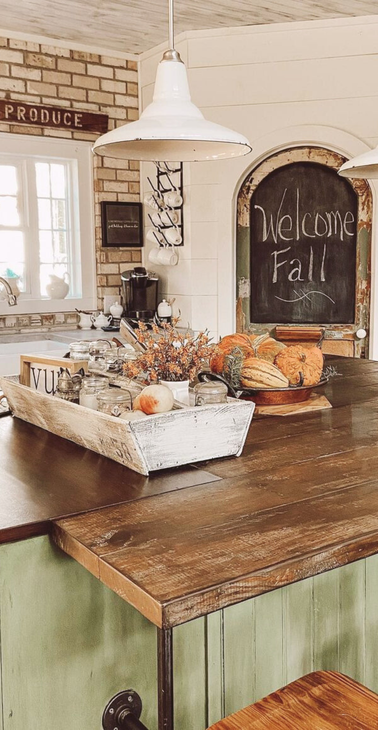 10 Fall Kitchen Island Decor Ideas You Need to See