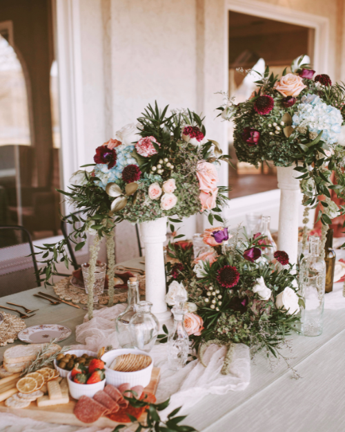 fall wedding table decorations 