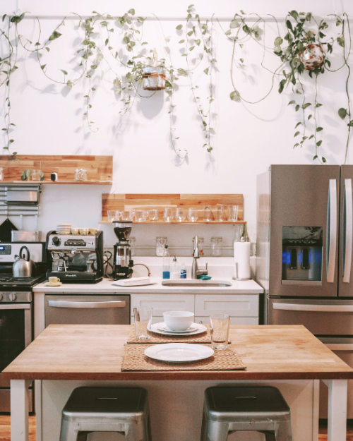 small rustic kitchen