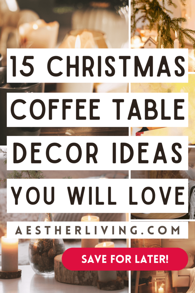 christmas coffee table decor ideas