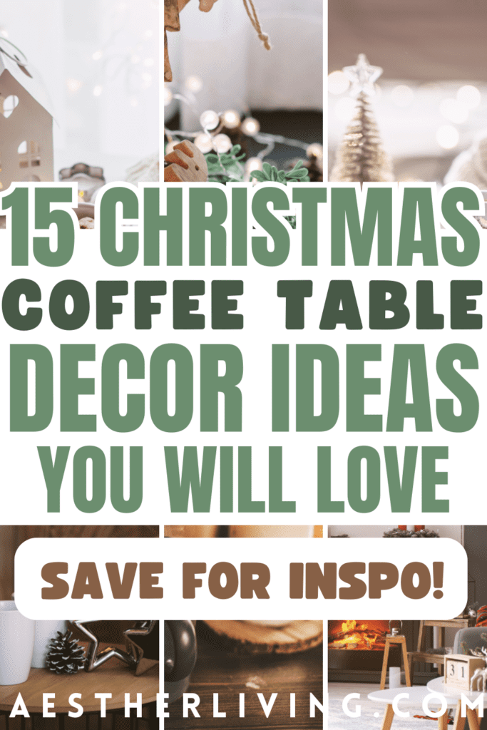 christmas coffee table decor ideas