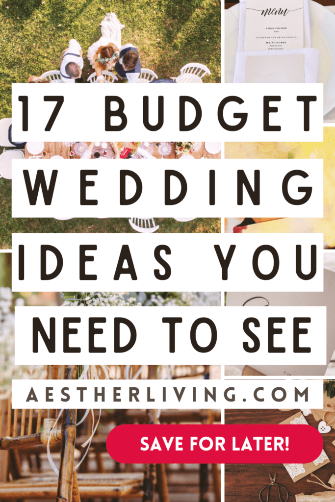 17 budget wedding ideas