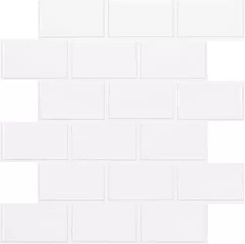 STICKGOO 10-Sheet White Subway Tiles Peel and Stick Backsplash, Stick on Tiles Kitchen Backsplash (Thicker Design)