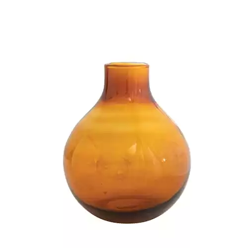 Bloomingville Minimalist Glass, Amber Vase