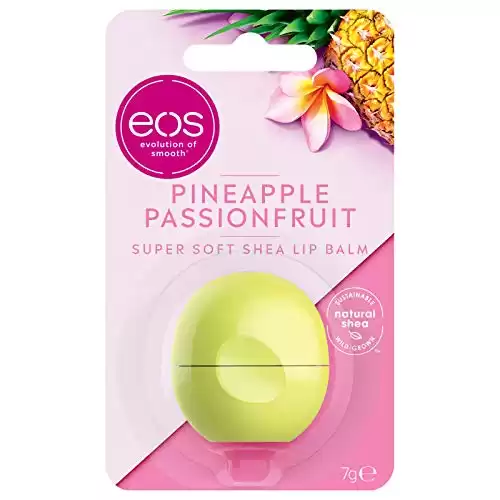 eos 100% Natural Lip Balm- Pineapple Passionfruit, All-Day Moisture, Made for Sensitive Skin, Lip Care Products, 0.25 oz