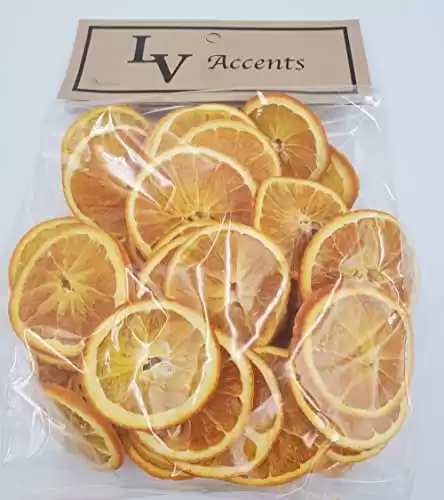 Little Valley Large 4 Cup Bag of Dried Orange Slices #20 Perfect for Potpourri, Crafts, Table Scatters Not for Human Consumption