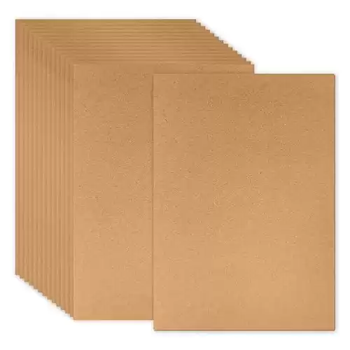 50 Sheets Brown Kraft Cardstock 4 x 6 Inch Thick Paper, Brown Smooth Card Stock Heavyweight Printer Paper for Invitations, Scrapbooks, Art, Crafts, DIY Cards, 250GSM Thick Paper