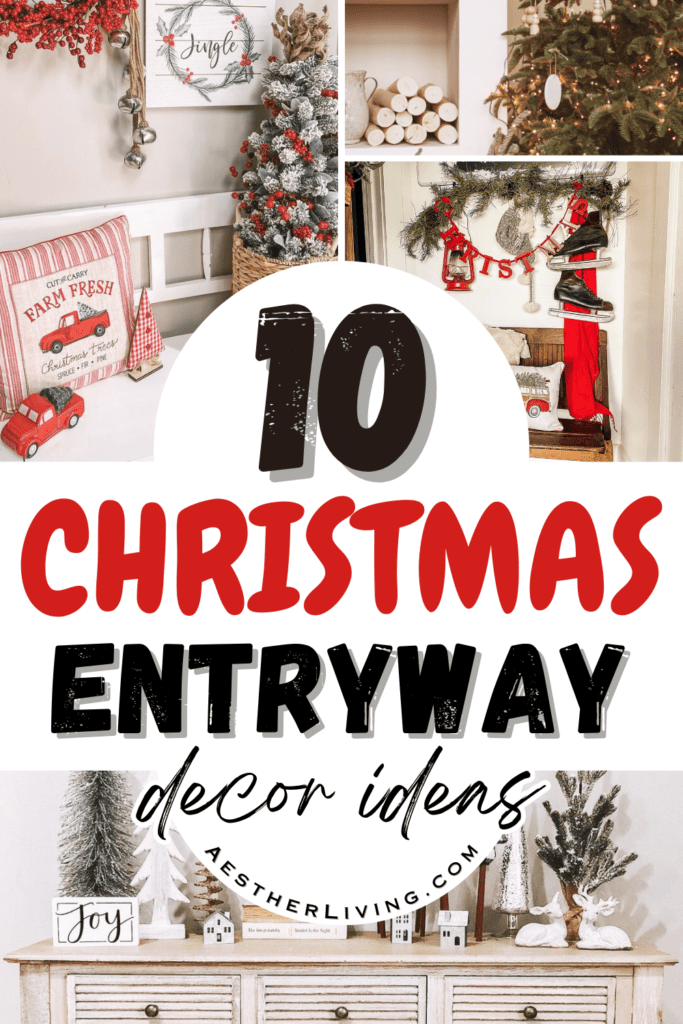 christmas entryway decor