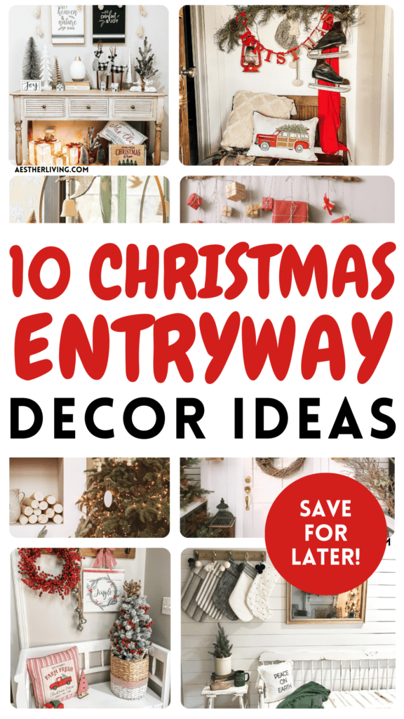 christmas entryway decor ideas