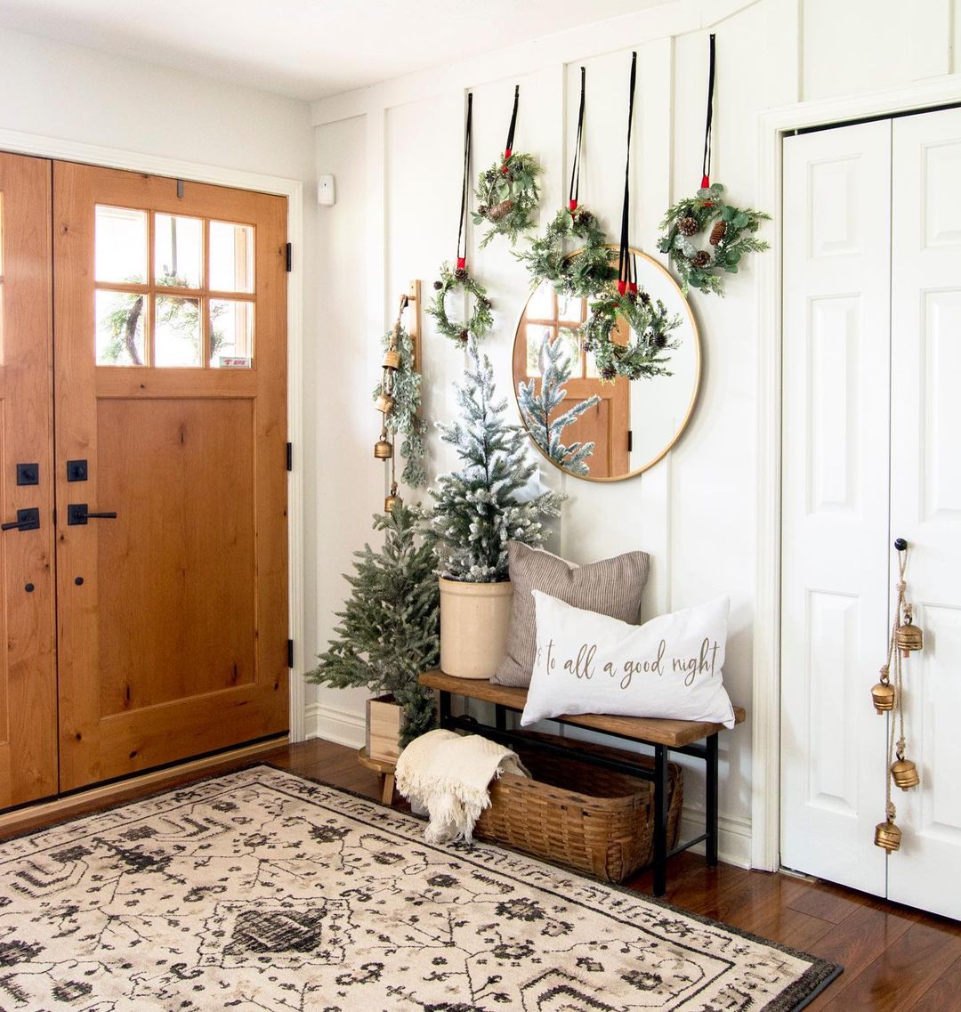 christmas entryway