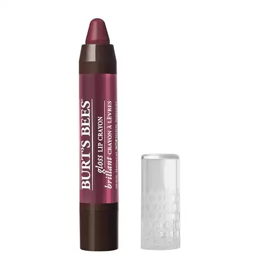 Burt's Bees 100% Natural Moisturizing Gloss Lip Crayon, Bordeaux Vines - 1 Crayon