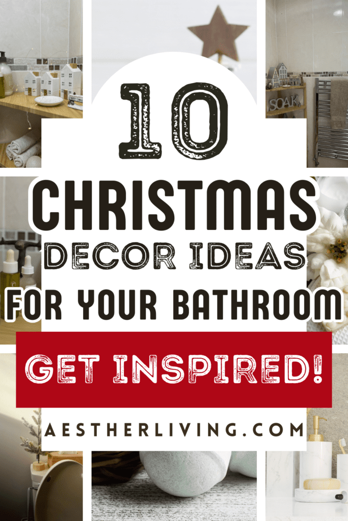 christmas bathroom decor ideas pin