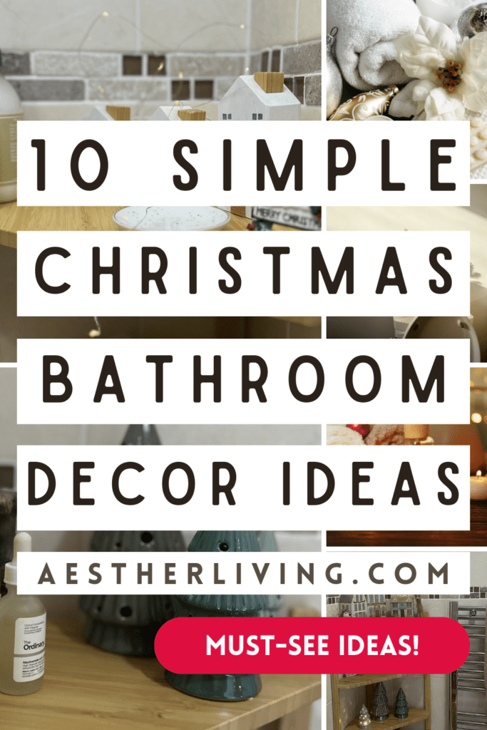 christmas bathroom decor ideas pin