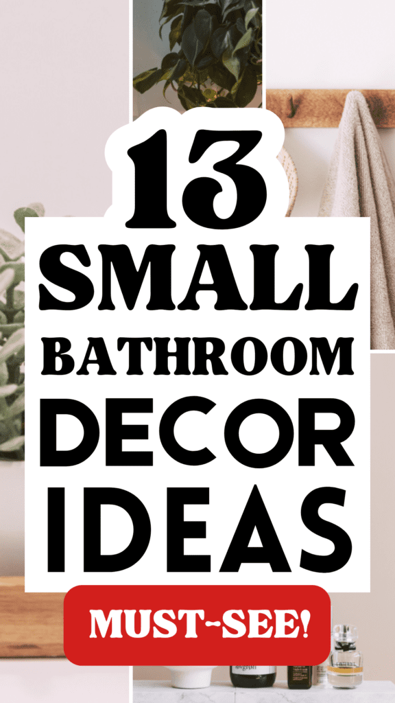 small bathroom decor ideas pin