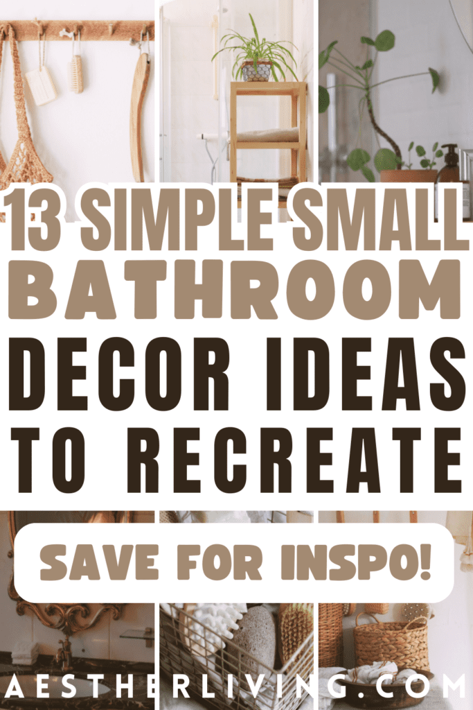 small bathroom decor ideas pin