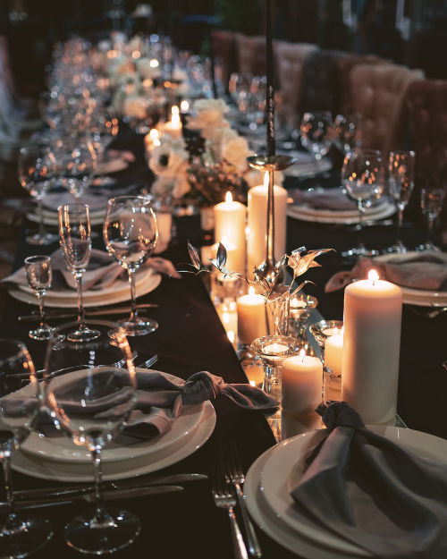 moody winter wedding