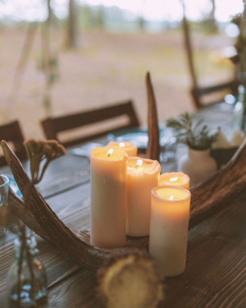 rustic winter wedding